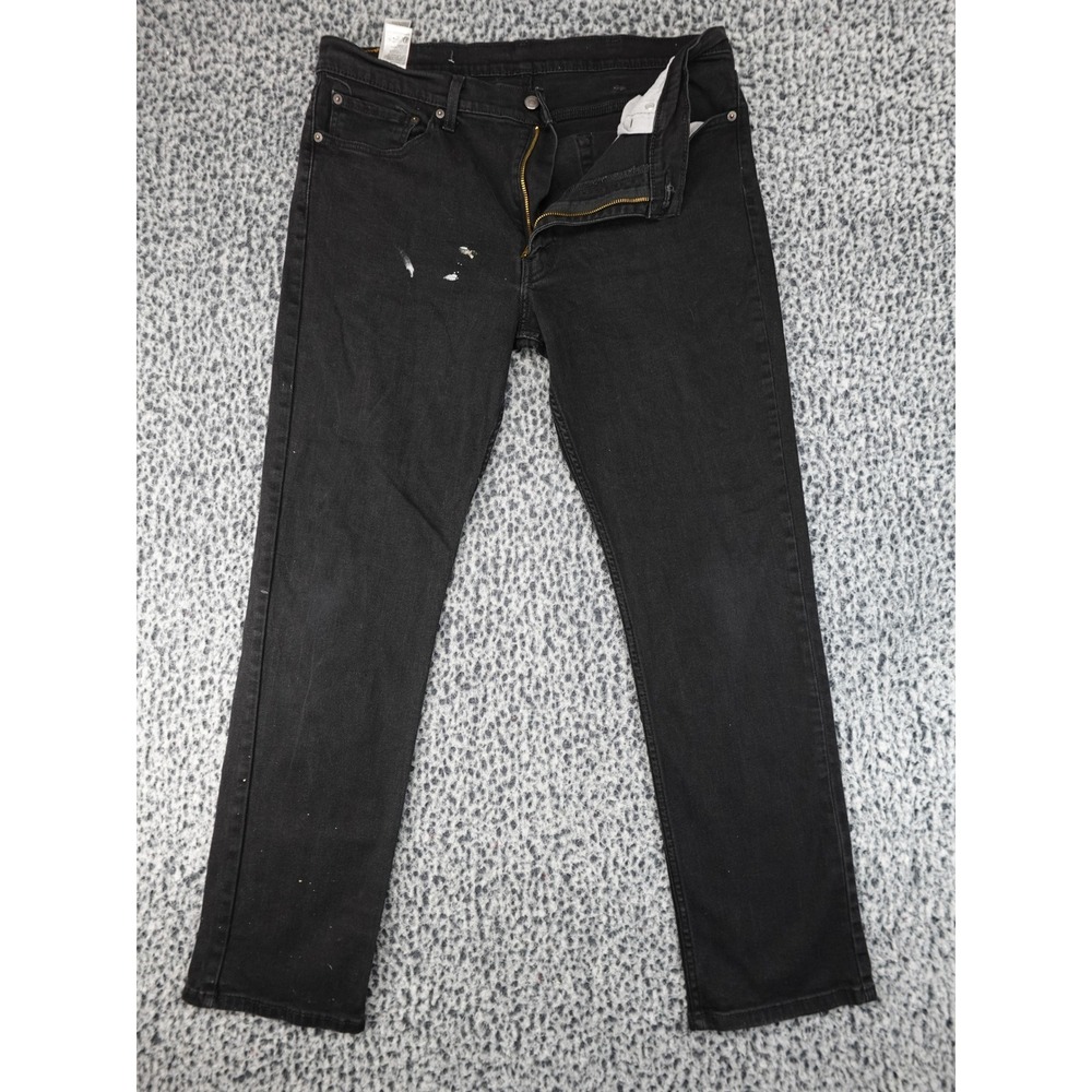 Levi's 511 Slim Fit Jeans Mens 38x32 Black Stretch Denim Casual Pants